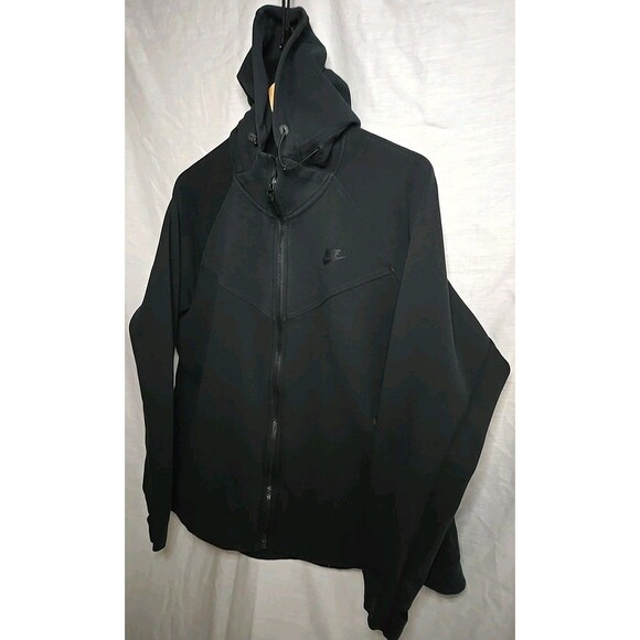 Nike Full Zip Light Hoodie Jacket, Women's Sz 2XL, Black - Picture 3 of 9
